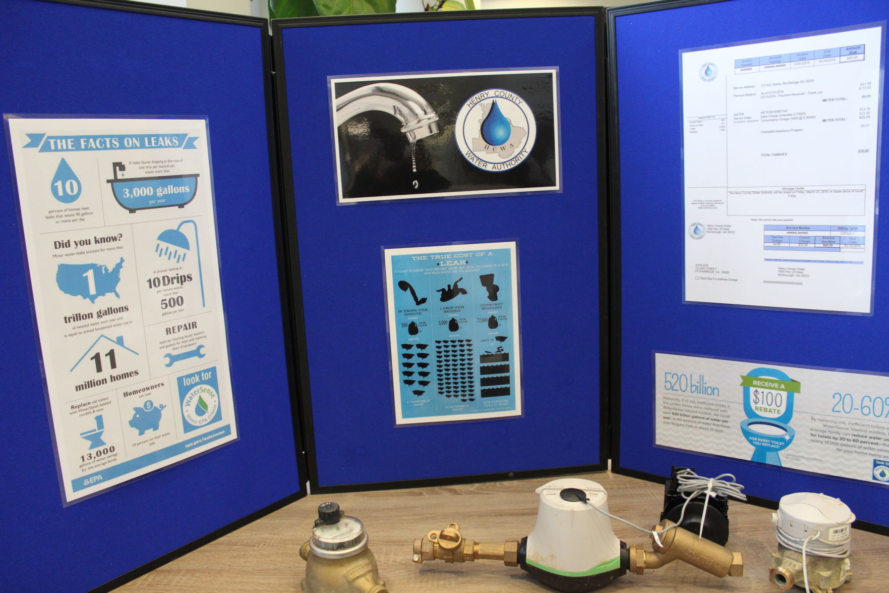 Fix-A-Leak Week display